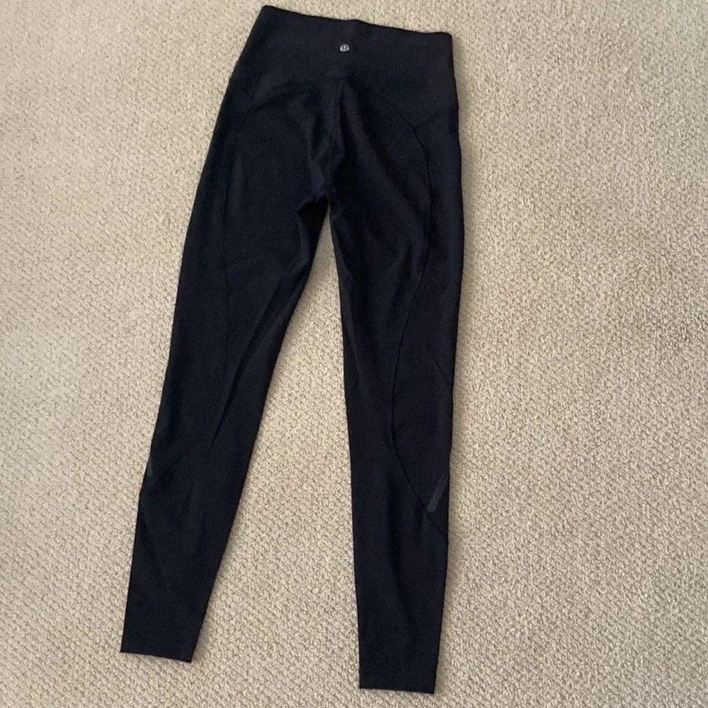 Lululemon Stop Drop & Squat Tight 28” Luxtreme High Rise HR Pant 6 Black VEUC